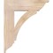 Ekena Millwork Thorton Traditional Smooth Bracket, Douglas Fir, 5 1/2"W x 24"D x 28"H BKT06X24X28THR01SDF - alternate 3